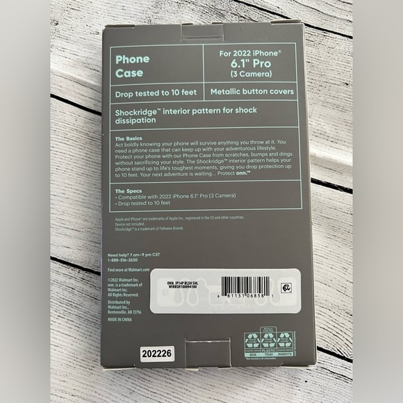 Protect Onn 2022 iPhone Pro Case. Rose Gold Shimmer. 10ft Drop Protection NWT - Picture 3 of 3